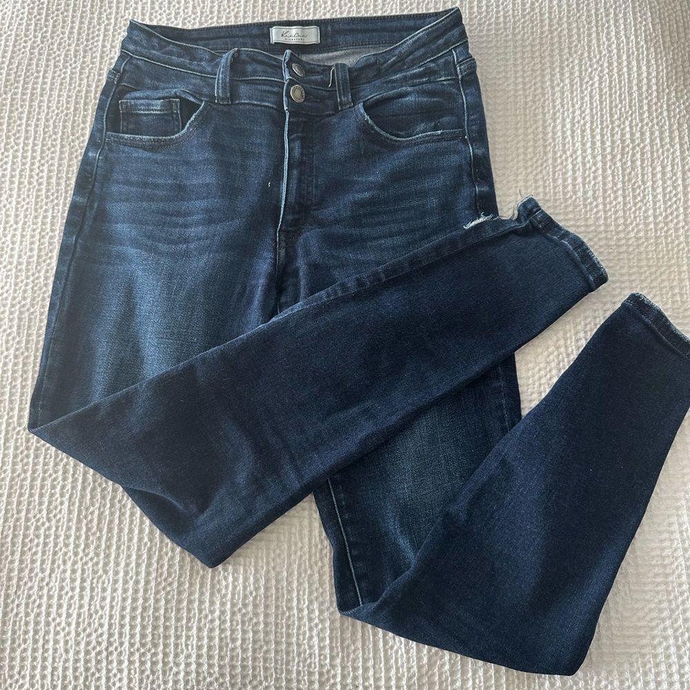 KanCan Signature High Rise Ankle Skinny